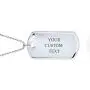 Personalized Mens Large Army Dog Tag Pendant Necklace For Men Engravable 925 Sterling Silver Bead Ball Chain 24 Inch Personalized Mens Large Army Dog Tag Pendant Necklace For Men Engravable 925 Sterling Silver Bead Ball Chain 24 Inch