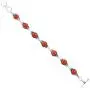 Carnelian Bracelet 925 Silver Overlay Handmade Boho Style Jewelry Carnelian Bracelet 925 Silver Overlay Handmade Boho Style Jewelry