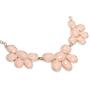Firstmeet Shiny Contrast Color bib Necklace with Earrings