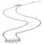 Dainty Gold/Silver Pearl Choker Delicate Handmade Beads Pendant Layering Chain Necklace Elegant Pearl Necklace Choker for Women Girls