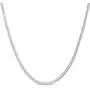 Savlano 925 Sterling Silver 2.5mm Herringbone Flat Snake Magic Chain Necklace for Men & Women - Made in Italy Savlano 925 Sterling Silver 2.5mm Herringbone Flat Snake Magic Chain Necklace for Men & Women - Made in Italy