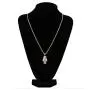 MOLEK Hip Hop 18K Gold Plated Micro Pave AAA CZ Astronaut Pendant Necklace with 24 Stainless Steel Rope Chain Iced Out Jewelry for Men and Women MOLEK Hip Hop 18K Gold Plated Micro Pave AAA CZ Astronaut Pendant Necklace with 24 Stainless Steel Rope Chain Iced Out Jewelry for Men and Women