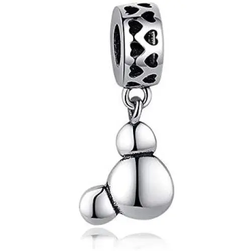 MIADEAL Mickey Mouse Charm Pendant, Fits Pandora, Sterling Silver MIADEAL Mickey Mouse Charm Pendant, Fits Pandora, Sterling Silver