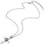 Nofade Silver Cross Star of David Pendant Necklace Gold&Silver Two Tone Pendant Religious Jewish Jewelry for Women Men, Chain 18(with Gift Box) Nofade Silver Cross Star of David Pendant Necklace Gold&Silver Two Tone Pendant Religious Jewish Jewelry for Women Men, Chain 18(with Gift Box)