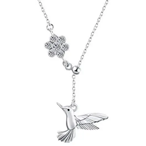 YAFEINI Hummingbird Necklace Sterling Silver Hummingbird Pendant Necklace Hummingbird Jewelry for Women Gifts YAFEINI Hummingbird Necklace Sterling Silver Hummingbird Pendant Necklace Hummingbird Jewelry for Women Gifts