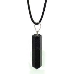 Obsidian Pendant Necklace - Natural Black Stone Jewelry for Men & Women | Powerful Protective Amulet & Talisman for Grounding, Shielding, Protection, Cleansing, Intuition, Balancing, Energy Healing