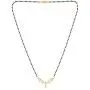 Efulgenz Indian Bollywood Traditional Gold Plated American Diamond CZ Mangalsutra Pendant Necklace Jewelry for Women Efulgenz Indian Bollywood Traditional Gold Plated American Diamond CZ Mangalsutra Pendant Necklace Jewelry for Women