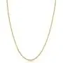 Orostar 14K Solid Yellow Gold and White Gold 1mm Round Cable Chain, Perfect for Pendants - 16''-30'' Orostar 14K Solid Yellow Gold and White Gold 1mm Round Cable Chain, Perfect for Pendants - 16''-30''