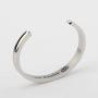 WUSUANED Just Breathe Hair Tie Deep Grooved Cuff Bracelet Lotus Flower Yoga Jewelry Gift for Women Girls