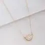 Humble Chic Simulated Druzy Delicate Necklace for Women - Gold-Tone Dainty Chain-Link Simple Pendant Choker - Minimalist Created Geode Stone Charm Humble Chic Simulated Druzy Delicate Necklace for Women - Gold-Tone Dainty Chain-Link Simple Pendant Choker - Minimalist Created Geode Stone Charm