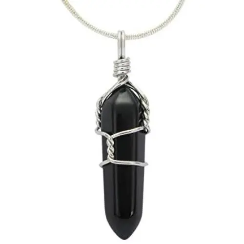 Natural Gemstone Pendant Necklace Healing Crystal Quartz Reiki Chakra Gem Stones 18 Inch Jewelry Women Girls Men Birthday Gifts Natural Gemstone Pendant Necklace Healing Crystal Quartz Reiki Chakra Gem Stones 18 Inch Jewelry Women Girls Men Birthday Gifts