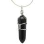 Natural Gemstone Pendant Necklace Healing Crystal Quartz Reiki Chakra Gem Stones 18 Inch Jewelry Women Girls Men Birthday Gifts