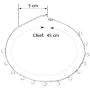 EGOO&YAMEE Coink Choker Necklace Star and Moon Handmade Dainty Layered Choker Necklace Set for Women Girls