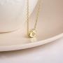 Harlermoon Heart Initial Necklace Letter A to Z 26 Alphabet Pendant Necklace 14K Gold Filled Handmade Dainty Choker Jewelry for Women Girls