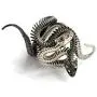 JMO Fashion Snake Adjustable Rings for Women Snake Animal Ring Vintage Jewelry Rings for Men JMO Fashion Snake Adjustable Rings for Women Snake Animal Ring Vintage Jewelry Rings for Men