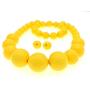 Utop JNF Chunky Pearl Choker Necklace Large Pearl Statement Necklace Trending Choker Pearl Wedding Jewelry for Brides Boho Pearl Jewelry Set