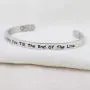 FOTAP I’m with You Till The End of The Line Cuff Bracelet Gift for Boyfriends, Girlfriends Mother Gift from Daughter, Son FOTAP I’m with You Till The End of The Line Cuff Bracelet Gift for Boyfriends, Girlfriends Mother Gift from Daughter, Son