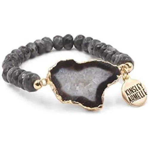 Kinsley Armelle Agate Collection - Smoky Bracelet Kinsley Armelle Agate Collection - Smoky Bracelet