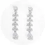 SWEETV Crystal Wedding Bridal Earrings for Brides Bridesmaid, Long Teardrop Chandelier Dangle Earrings for Women Prom