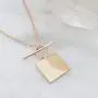 HONEYCAT Gwyneth Toggle Pendant Charm Necklace in Gold, Rose Gold, or Silver | Minimalist, Delicate Jewelry HONEYCAT Gwyneth Toggle Pendant Charm Necklace in Gold, Rose Gold, or Silver | Minimalist, Delicate Jewelry