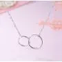 Niece Gifts from Aunt Girls Necklace 2 Circles Infinity Pendant 925 Sterling Silver Teen Girls Simple Infinite Jewelry for Women Girls Gift for Little Girls Niece Gifts from Aunt Girls Necklace 2 Circles Infinity Pendant 925 Sterling Silver Teen Girls Simple Infinite Jewelry for Women Girls Gift for Little Girls