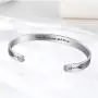DOZZIOR Inspirational Bracelets Cuff for Women Girls Encouragement Bangle Gifts for Friend with Box & Exquisite Card(Stainless Steel) DOZZIOR Inspirational Bracelets Cuff for Women Girls Encouragement Bangle Gifts for Friend with Box & Exquisite Card(Stainless Steel)
