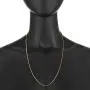 The Bling Factory 1.9mm 24k Yellow Gold Plated Stainless Steel Round Snake Chain Necklace + Gift Box The Bling Factory 1.9mm 24k Yellow Gold Plated Stainless Steel Round Snake Chain Necklace + Gift Box