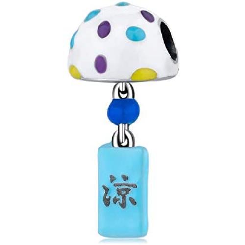 AIEGNOS 925 Sterling Silver Jewelry Wind Chimes Charms Beads Gifts for Women Girls Fit European Charms Bracelet