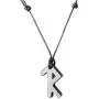 Keled Rocks Raidho Rune Necklace Shungite Viking Pendant Black for: Men Women Children Kids Boy Girl Shungites Car Rearview Mirror
