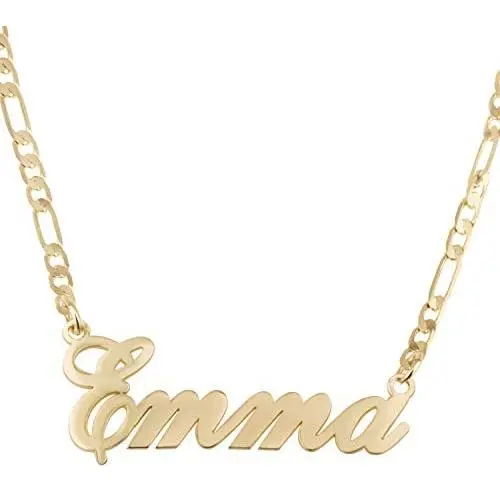 Beleco Jewelry Personalized Name Necklace For Women, Customized Nameplate 15 Fonts Style To Choose For Girlfriend, Dainty Nameplate Pendant, Gift For Her, Anniversary And Friendship Gift Ideas, 925 Sterling Silver Or 18K Gold Rose Plated Beleco Jewelry Personalized Name Necklace For Women, Customized Nameplate 15 Fonts Style To Choose For Girlfriend, Dainty Nameplate Pendant, Gift For Her, Anniversary And Friendship Gift Ideas, 925 Sterling Silver Or 18K Gold Rose Plated