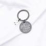 FUSTMW Happy Birthday Keychain Gift 13th 15th 16th 18th 21st 30th 40th 50th Charms Key Ring Best Friends Family Jewelry (21st Keychain Black)