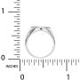 DC Comics Mens Stainless Steel Justice League Superhero Logo Ring Jewelry, Green Lantern, Size 10