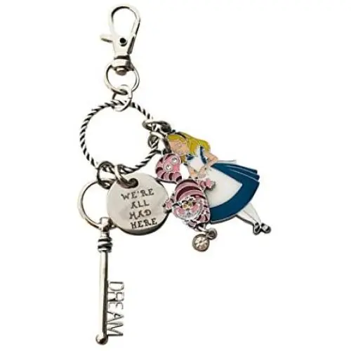 Alice in Wonderland Key Chain with Gift Packaging Alice in Wonderland Jewelry KeyChain Lover Alice in Wonderland Key Chain with Gift Packaging Alice in Wonderland Jewelry KeyChain Lover