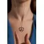 Absent Design Love Heart Necklaces Jewelry for Women | Heart Pendant Necklace | Necklaces for Teen Girls in Rose Gold Color | Perfect for Her - Gifts for Teenage Girls with Jewelry Box.
