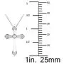 1/4 Carat Diamond Cross Pendant Necklace for Women in 14k White or Yellow Gold (H-I, SI2-I1, cttw) with 18 Inch Silver Chain and Lobster Claw by Privosa Fine Jewelry 1/4 Carat Diamond Cross Pendant Necklace for Women in 14k White or Yellow Gold (H-I, SI2-I1, cttw) with 18 Inch Silver Chain and Lobster Claw by Privosa Fine Jewelry