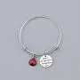 WUSUANED Good Luck Ladybug Keychain When She Swoops In It Remind Us Not Be Let Worries Cloud A Single Day Ladybug Lover Gift