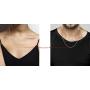 MiaBella Solid 18K Gold Over Sterling Silver Italian 3mm Paperclip Link Chain Necklace for Women Men, 16, 18, 20, 22, 24, 26, 30 Inch 925 Made in Italy