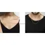 MiaBella Solid 18K Gold Over Sterling Silver Italian 3mm Paperclip Link Chain Necklace for Women Men, 16, 18, 20, 22, 24, 26, 30 Inch 925 Made in Italy