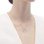 925 Sterling Silver Hummingbird Flower Pendant Necklace Spirit Animal Jewelry Gift for Women Girls