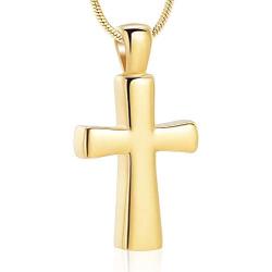 zeqingjw Cross Urn Necklaces Cremation Jewelry for Ashes Pendants Stainless Steel Memorial Keepsake Ash Jewelry