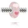 Pink Infinity Love Hearts Murano Glass 925 Sterling Silver Bead Fits European Brand Charms Wonderful Christmas Gift