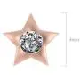 Adastra Jewelry 18k Rose Gold Over 925 Sterling Silver Teeth Charm Star Adastra Jewelry 18k Rose Gold Over 925 Sterling Silver Teeth Charm Star