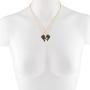 Lux Accessories Player 1 2 Gamer BFF Broken Heart Necklace Set 2