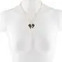 Lux Accessories Player 1 2 Gamer BFF Broken Heart Necklace Set 2