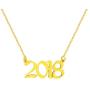 Stainless Steel Birth Year Necklace,Gold Birthday Necklace Number Necklace Jewelry for Women Teen Girls Birthday Gifts