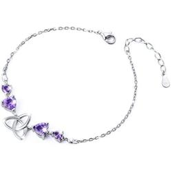 Sterling Silver Good Luck Irish Celtic Knot Love Knot Claddagh Lover Heart Shaped Pendant Necklace Bracelet