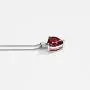 3.6 cttw Rhodolite Garnet Necklace Heart Pendant Sterling Silver January Birthstone Jewelry for Women 16-18 Inches 3.6 cttw Rhodolite Garnet Necklace Heart Pendant Sterling Silver January Birthstone Jewelry for Women 16-18 Inches