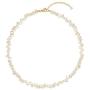 Lem Trend Pearl Choker Necklace 6mm Handpicked Pearl Tiny Dainty Necklace Fashion Jewelry Gifts for Women Girls