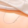 S925 Sterling Silver Jewelry Sideways Choker Necklace 14 inches to 18 inches
