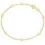Carleen Solid Real 14K Yellow Gold Heart Love Delicate Simple Thin Bracelet Dainty Everyday Fine Jewelry Bracelets for Women Girls Teens Adjustable Carleen Solid Real 14K Yellow Gold Heart Love Delicate Simple Thin Bracelet Dainty Everyday Fine Jewelry Bracelets for Women Girls Teens Adjustable